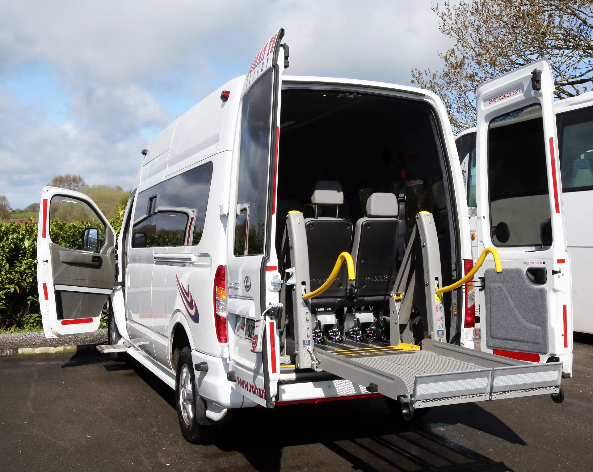 access driven group transit wheel chair access minibus 2